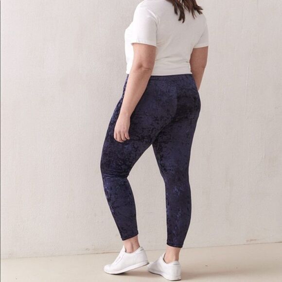 Love & Legend Leggings Black Velvet Jordyn Woods Collection Women's Plus Size 2X - Picture 1 of 2